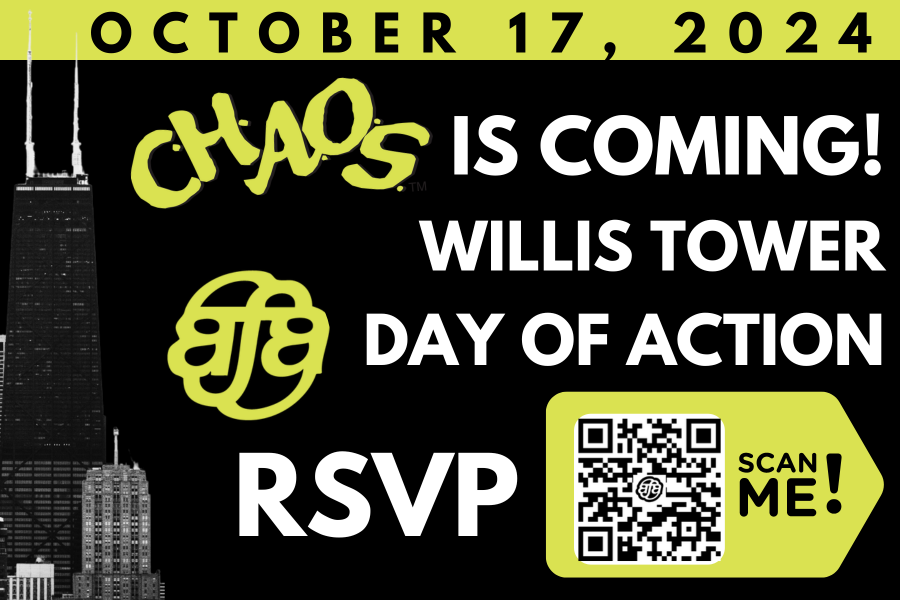 CHAOS™ IS COMING! Willis Tower DOA RSVP